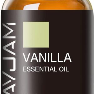 Vanilla Essential Oil 30ml/1.01fl.oz, MAYJAM Premium Vanilla Oils for Aromatherapy, Diffuser, Soap Making, Candle Making, Long Lasting Scents