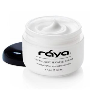 Raya Ultra-Light Seaweed Cream (304) | Anti-Aging Moisturizer for Oily, Break-Out Skin | Hydrating Face Cream Reduces Fine Lines, Wrinkles | Best Facial Moisturizer for Dry, Aging Skin | Controls Oil