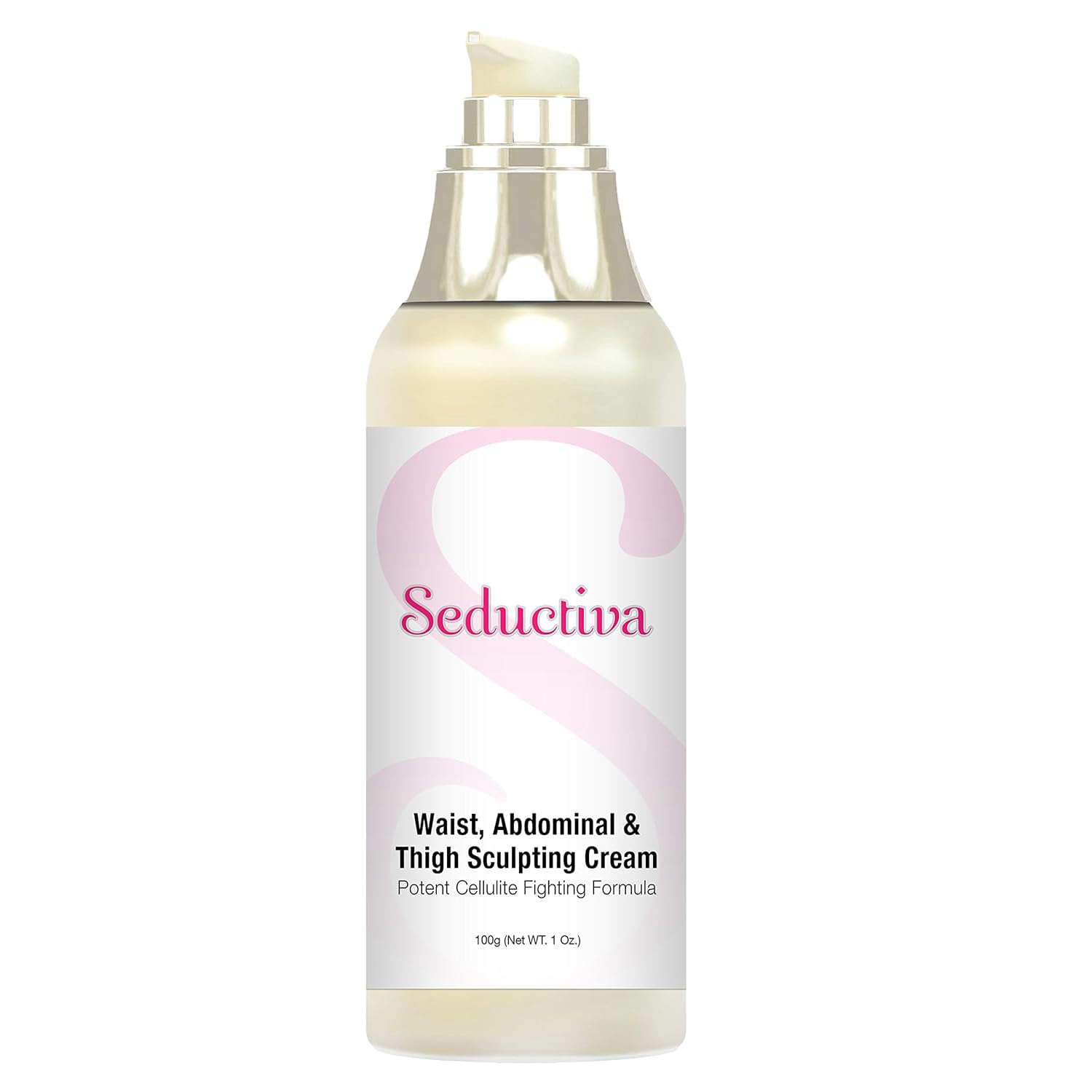 Seductiva Potent Cellulite Fighting Formula - Skin Firming and Tightening Lotion For Body, Fat Burning & Slimming Cream for Waist, Anti Cellulite Cream For Stomach & Thigh Sculpting Enhancement - 1 oz