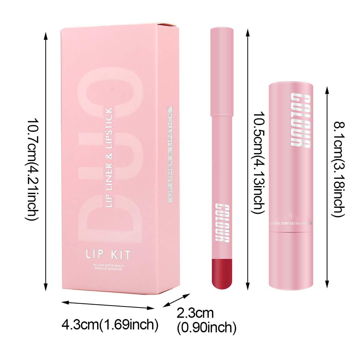 Joyeloo Genli Pink Drip Hydrating 24hr Waterproof Lip Balm and Glaze Oil 0.15 oz - Image 7