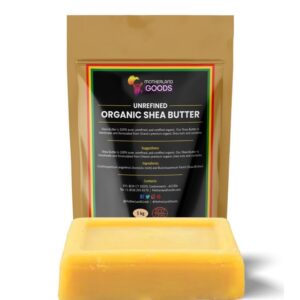 100% Raw Unrefined Organic Ivory Shea Butter, For All SkinTypes, Spread Easy to Moisturize Dry Skin, DIY Skincare like Body Butters and Hair Care (1 LB)