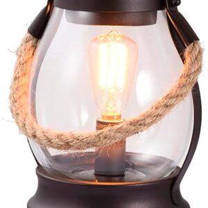 Electric Wax Melting Heater,Edison Bulb Wax Heater,Heater for Scented Wax,Oil Burner for perfumes,Home Decor (Retro, Twine Handle)