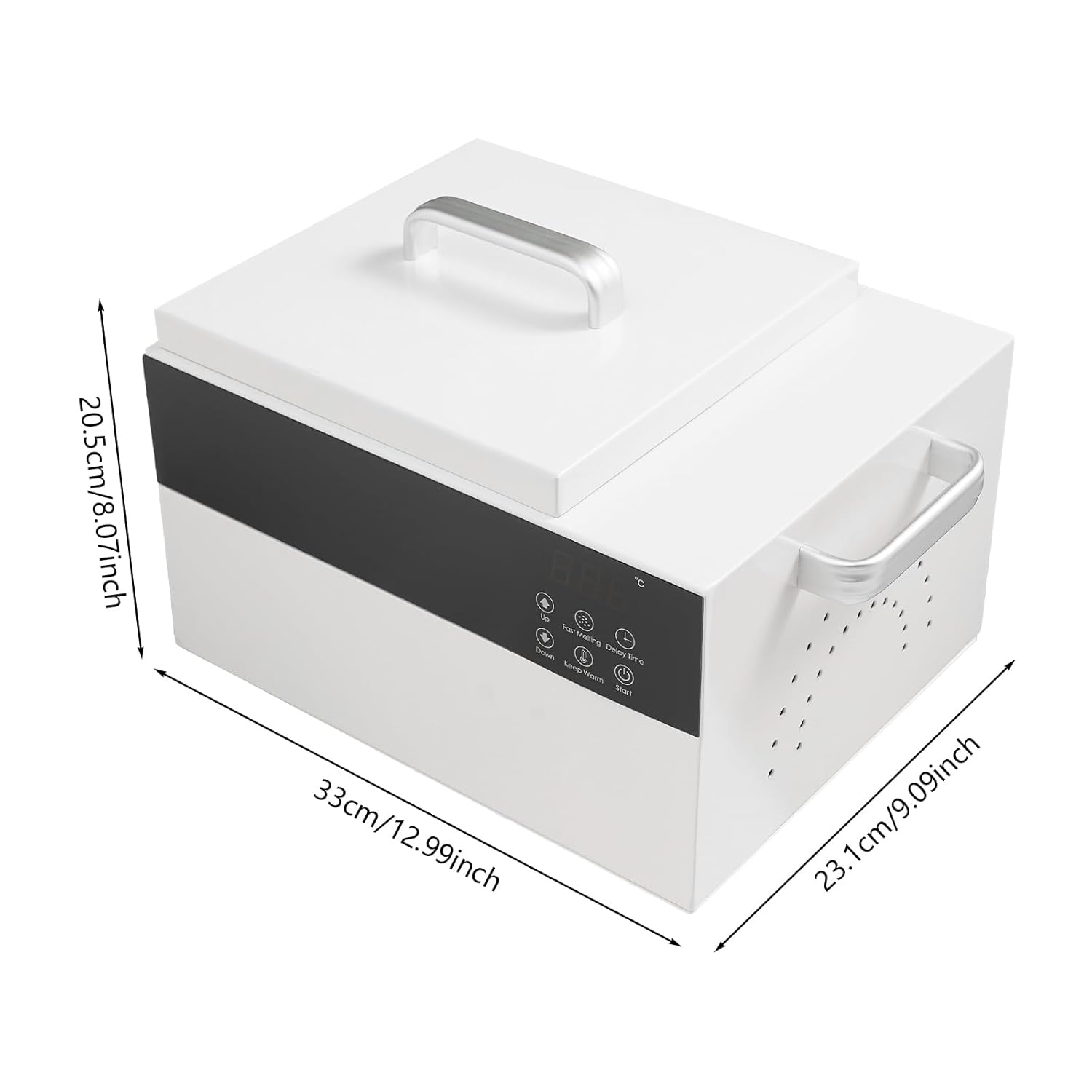 Professional 2.5L Wax Warmer for Hair Removal, Fast Heating in 5 Mins, Digital Display Non-stick Wax Pot, Adjustable Temperature 86-275°F, Portable Wax Warmer Ideal for Home and Salon Use - Image 6