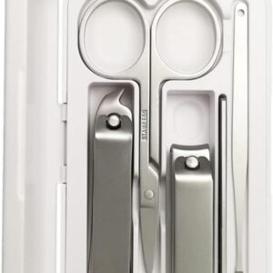 Nail Clipper Manicure Set, Travel Mini Nail Clipper Set, Pedicure Scissors Care Tool, 5 Pieces of Stainless Steel Beauty Set