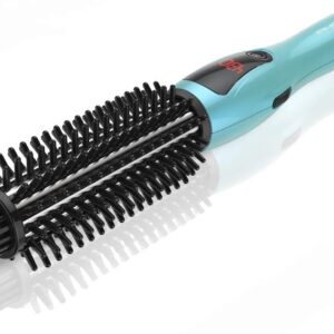 PHOEBE Curling Iron, Dual Voltage Travel 1 Inch Ceramic Tourmaline Ionic Hair Curler Hot Brush, Professional Anti-Scald Instant Heat Up Curling Wands, Heated Styler for Long Hair