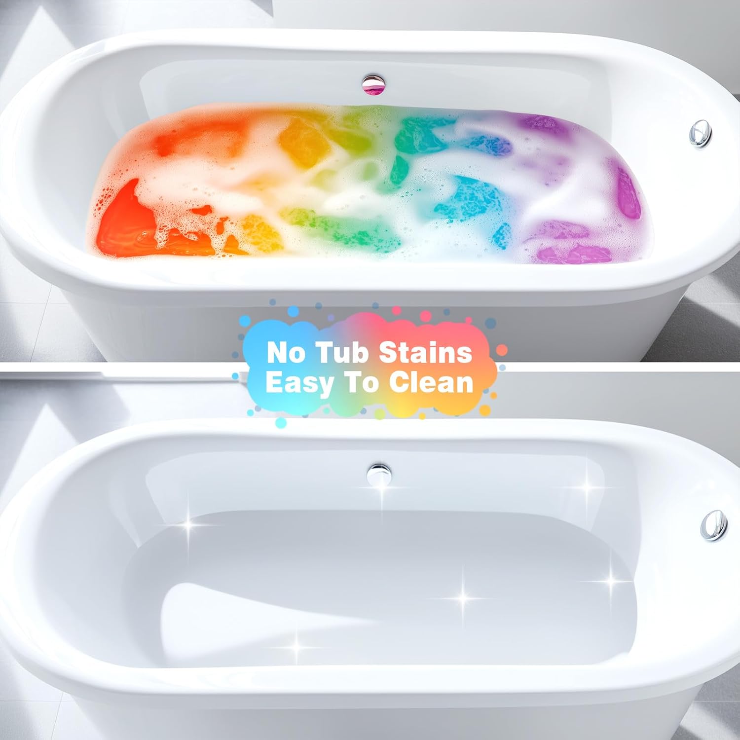 Bath Bombs for Kids Gift Rainbow Set, 4 Pack Handmade Natural & Organic Kids Bath Bombs for Boys,Bubble Bath Fizzy with Surprise Colors, Birthday Gifts for Boys and Girls,Bath Toys for Ages 4-8 - Image 6