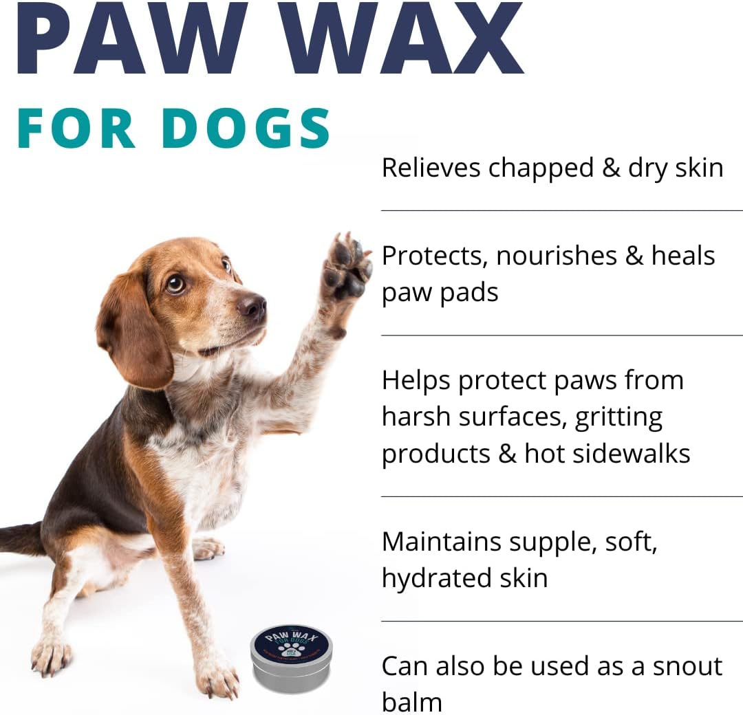 Moisturizing Paw Balm 2 Oz Tin for Dogs and Cats Dry Paw Relief - Image 2