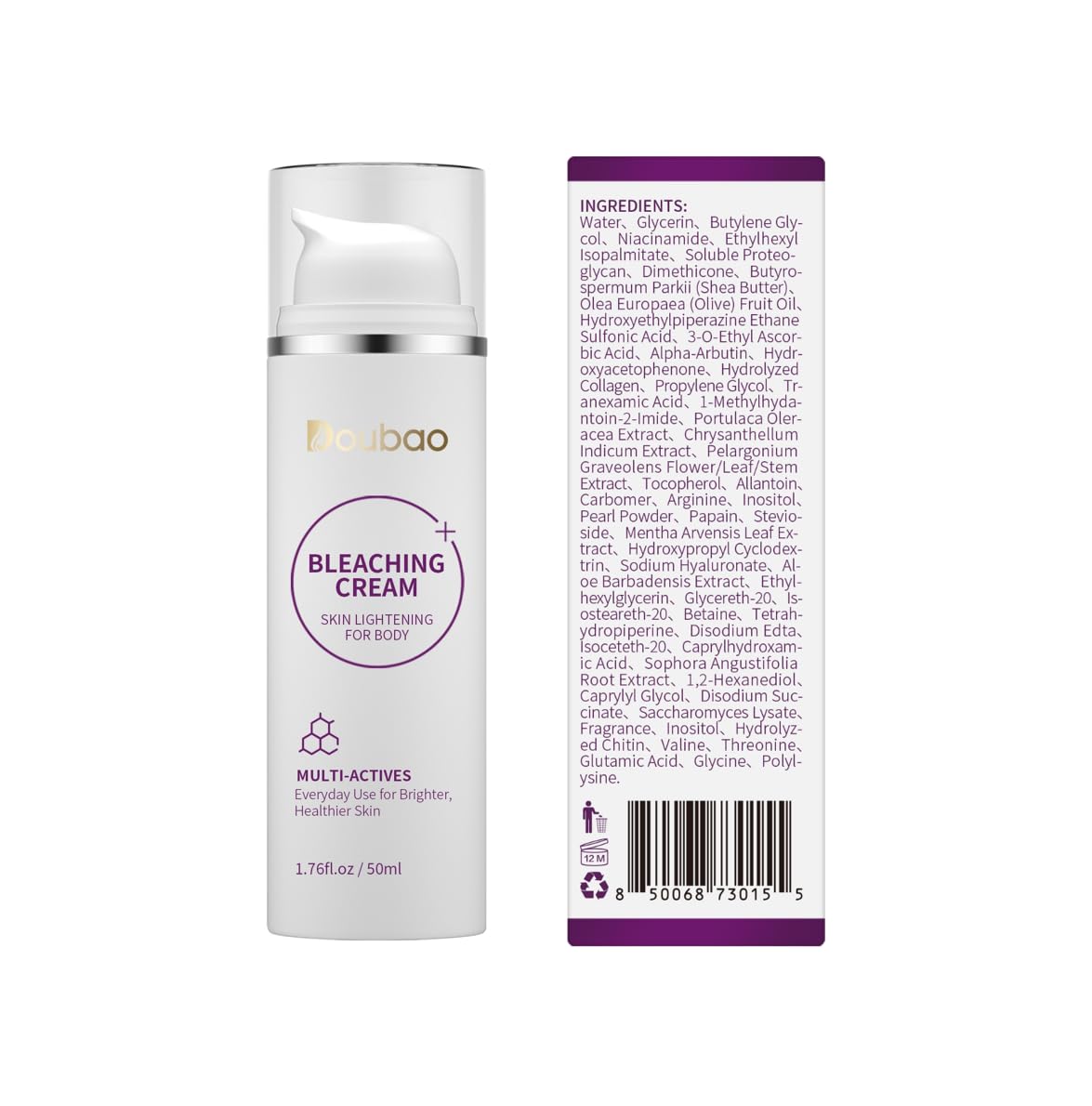 Sensitive Area Skin Lightening Cream with Vitamin C for Underarms, Knees, Elbows, Bikini Line 0.87 fl oz - Image 2
