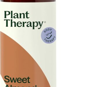 Plant Therapy Sweet Almond Oil - for Hair, Skin, Face, Body & Baby - Aromatherapy Carrier, Natural Moisturizer & Massage 100% Pure, Cold Pressed California Almonds, Made in USA, 2 oz