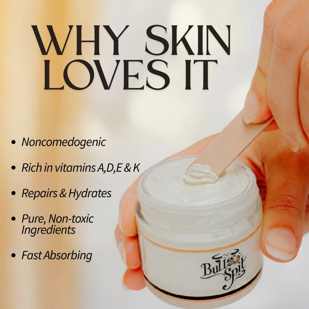 All Natural Whipped Tallow Balm – 100% Grass-Fed Beef Tallow, Organic Ingredients, Handmade Face + Body Moisturizer & Lotion for sensitive skin – 2 FL. OZ. (Fragrance-Free) - Image 2