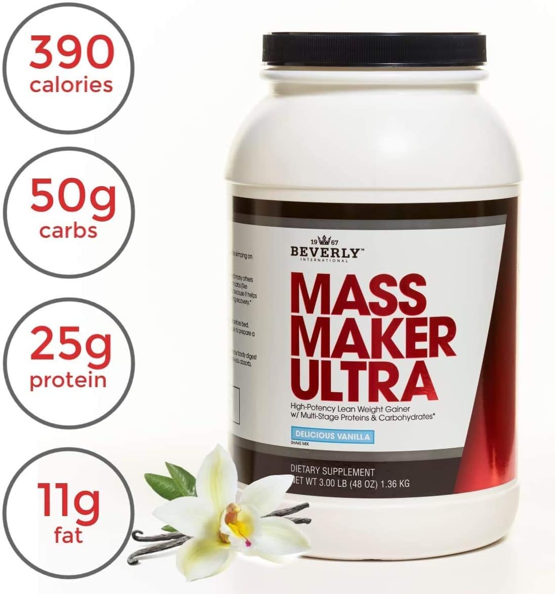 Beverly International Muscle Provider Vanilla Whey Protein Powder 30 Servings for Lean Muscle Recovery - Image 8