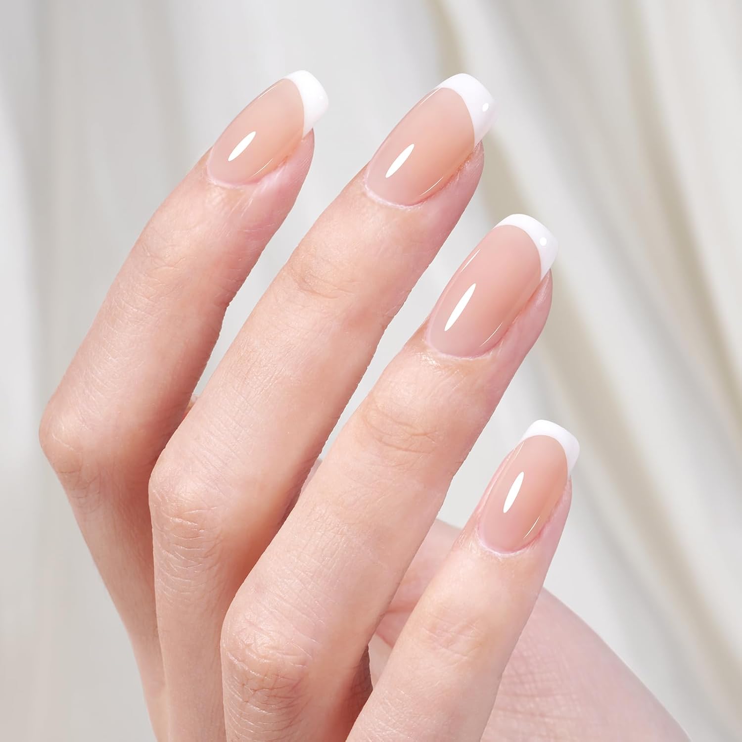 AILLSA Nude Milky Translucent Gel Nail Polish 0.51 Oz for DIY Manicure - Image 2