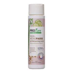 PROcure Perimenopause pH-Balancing Lotion for Women, 6 oz, Unscented Body Lotion for Dry, Itchy Skin with Aloe Vera, Ceramides & Hyaluronic Acid, Supports Skin Microbiome & Barrier Function