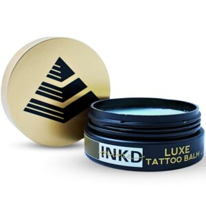 Tattoo Aftercare Balm & Cream 2oz - Natural Healing Lotion & Moisturizer for Ink Care - Brightening + Enhancing Ointment for Reviving New & Old Tattoos - 100% Vegan & Petroleum Free