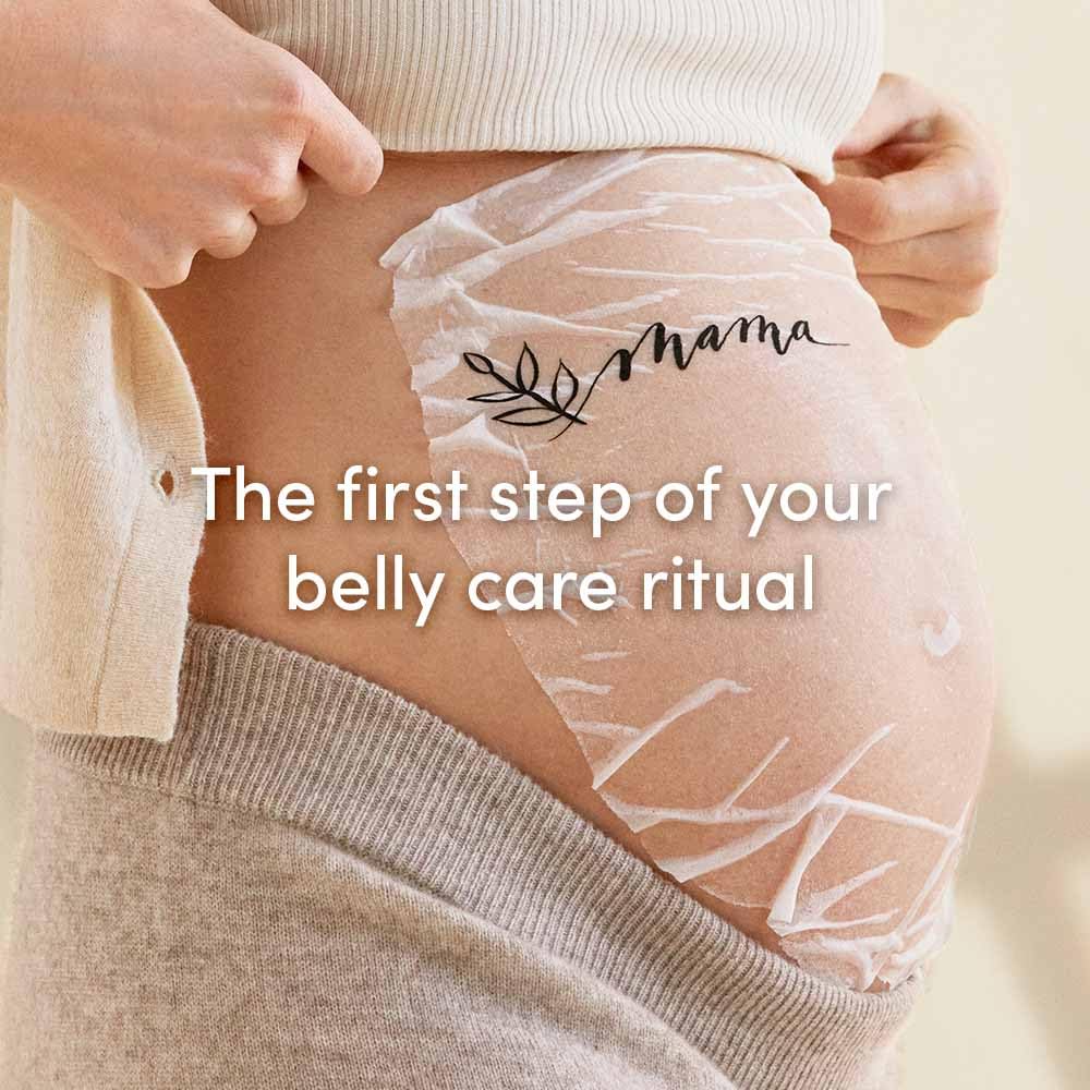 Evereden Soothing Belly Mask for Stretch Marks - One Size | 1 count | Belly Mask for Pregnancy | Clean Pregnancy Skincare | Non-toxic and Fragrance Free - Image 2