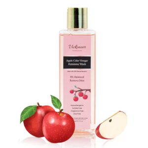 Vickoneer Intimate Yoni Wash for Women Feminine Wash, Vaginal Wash with Apple Cider Vinegar, pH Balance for Women Vaginial Deodorants, Daily Cleansing Wash, Fresh and Gentle on Skin, 250ml/8.5 fl oz