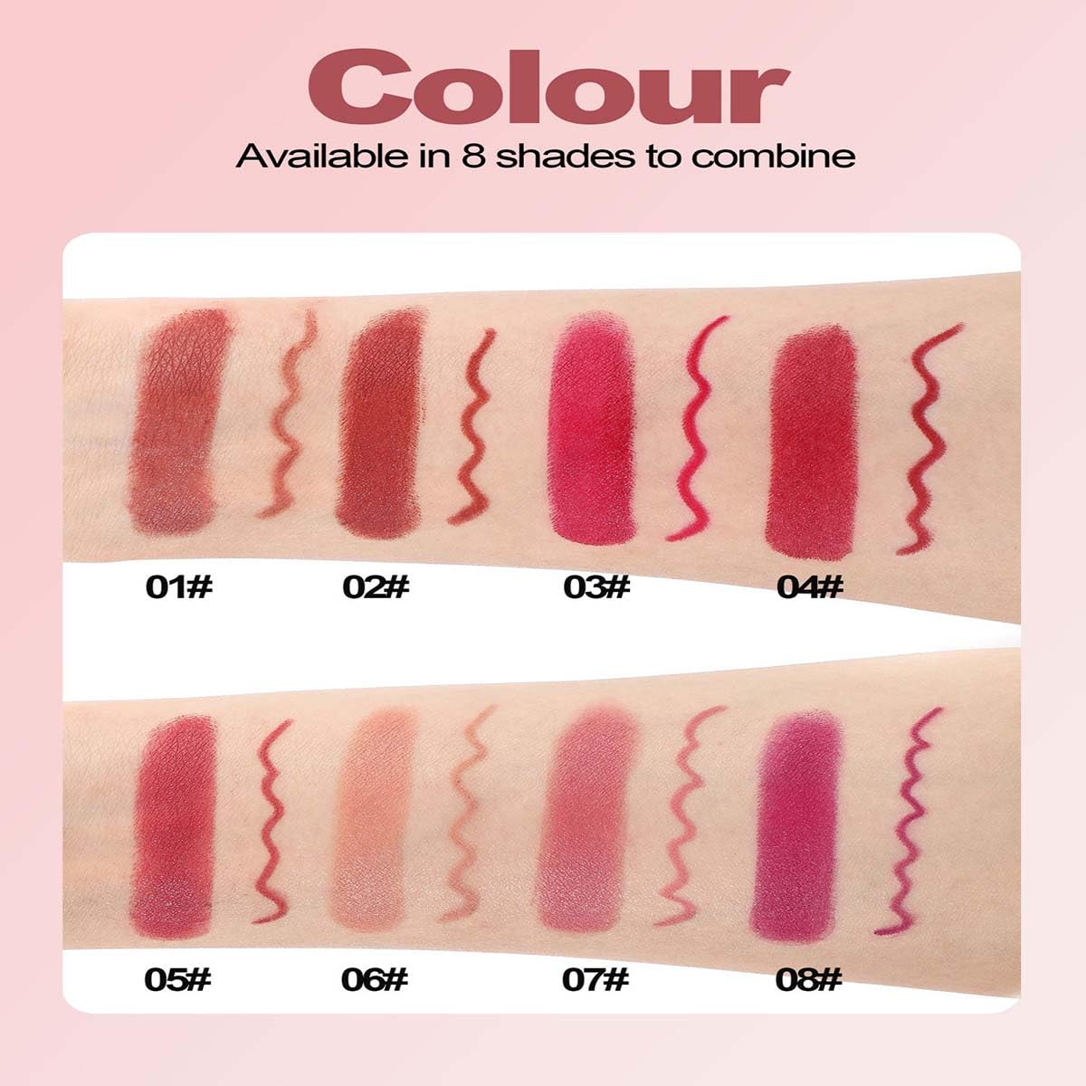 Joyeloo Genli Pink Drip Hydrating 24hr Waterproof Lip Balm and Glaze Oil 0.15 oz - Image 6