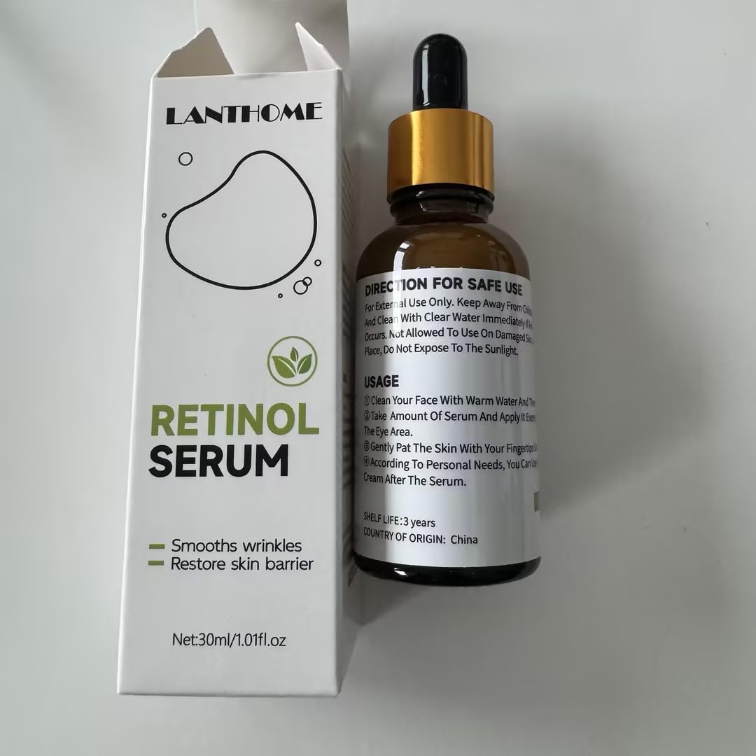 1 oz Retinol Face Serum for Acne Treatment Pore Minimizer Skin Radiance Spot Removal - Image 5