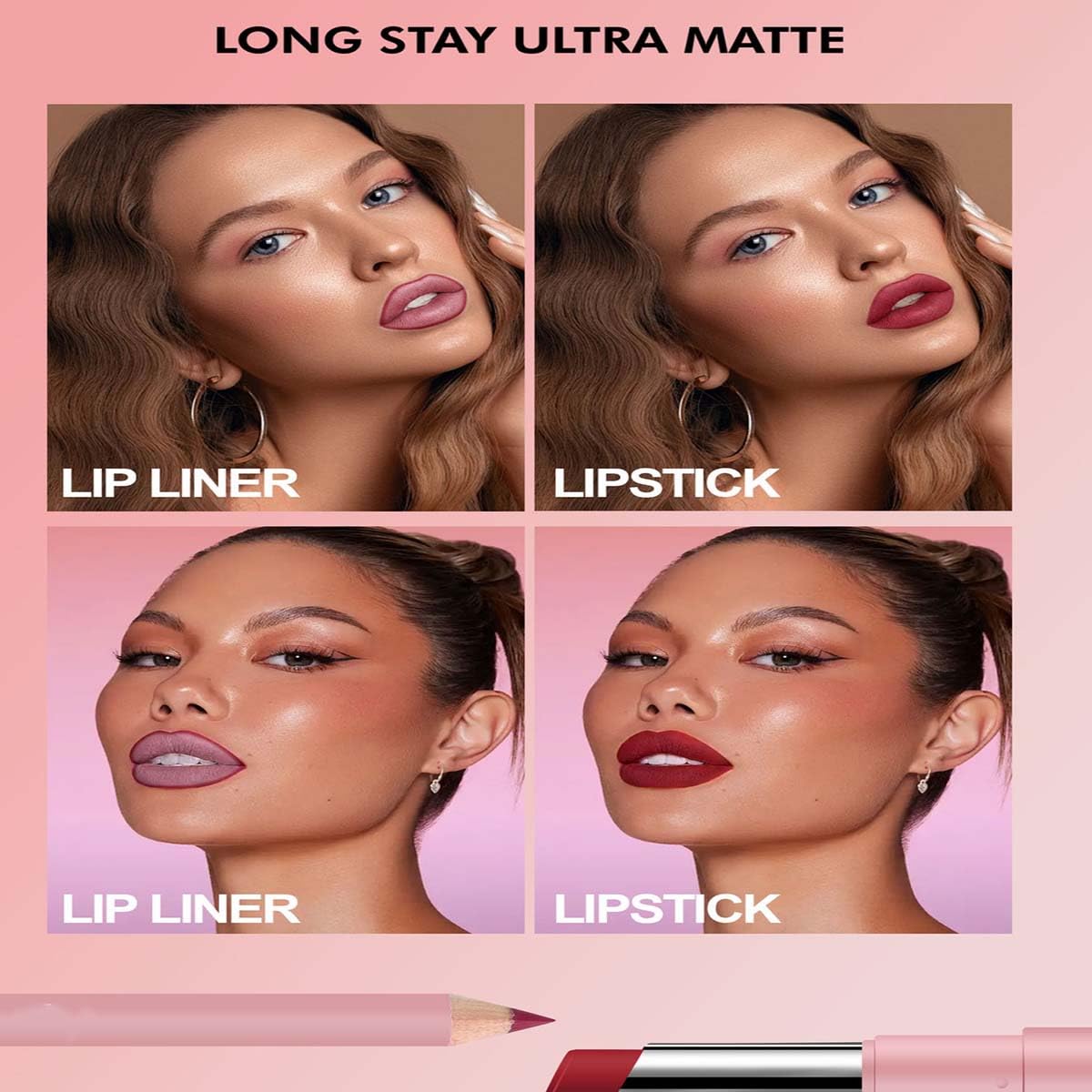 Joyeloo Genli Pink Drip Hydrating 24hr Waterproof Lip Balm and Glaze Oil 0.15 oz - Image 4