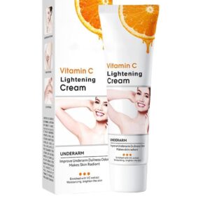 Vitamin C Skin Lightening Cream, Underarm whitening cream for women, Dark Spot Remover for Body, Intimate Area, Neck, Armpit, Elbow, Inner Thigh and Knee, Improve Private Area Odor Y/C (1)