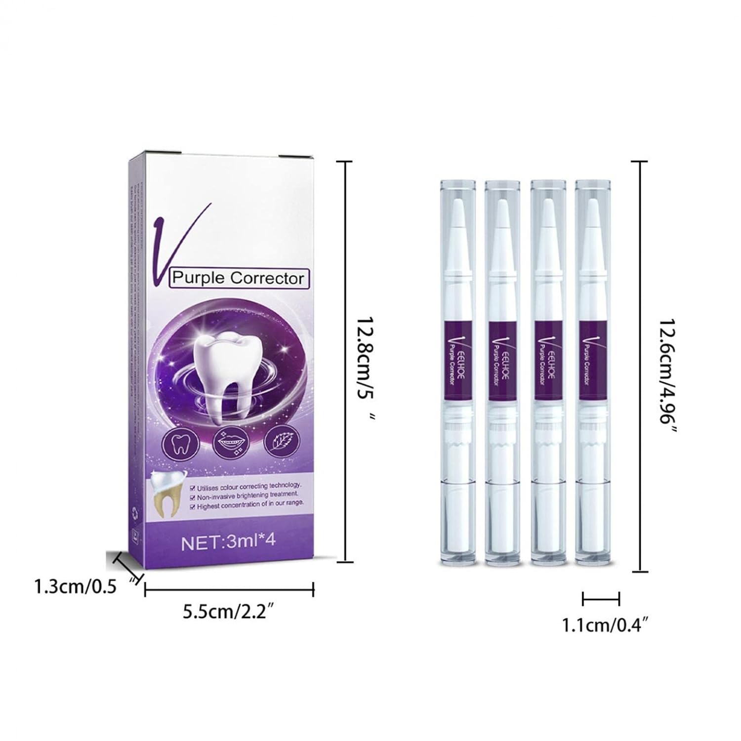 Teeth Whitening Pen, Teeth Stain Remover to Whiten Teeth, Effective&Painless, No Sensitivity, Travel-Friendly, Easy to Use, Beautiful White Smile, Oral Care, 1PC/4PCS - Image 7