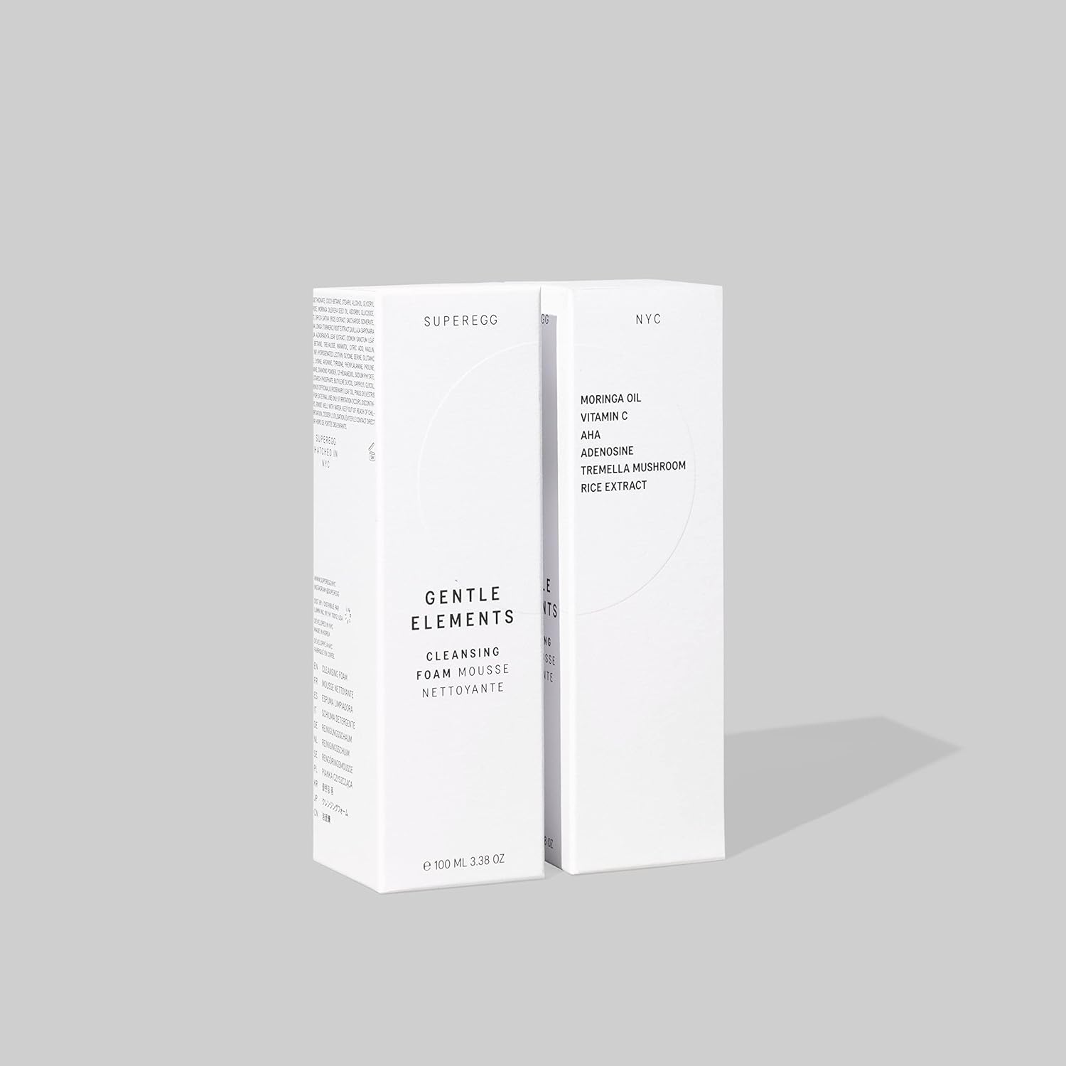 SUPEREGG Gentle Elements Cleansing Foam 100 ML with Vitamin C and AHA for Smooth Skin - Image 2