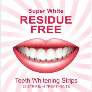 Teeth Whitening Strips - Enamel-Safe Formula & Clinically Tested, 28 Strips for Brighter Smile, Stain Focus Technology with Sensitive Teeth Care