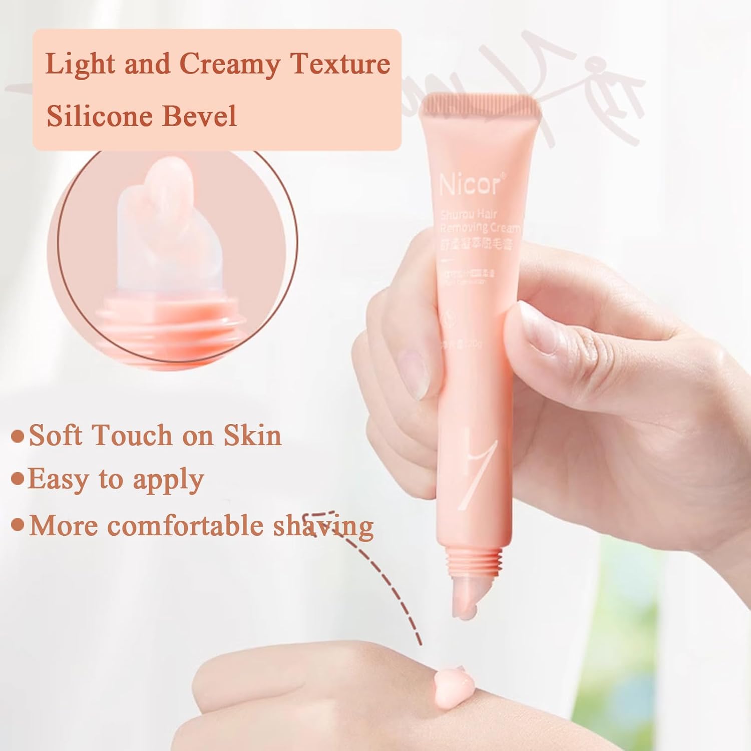Gentle 200ml Facial Hair Removal Cream Kit for Face, Legs, Arms, and Body - Image 7