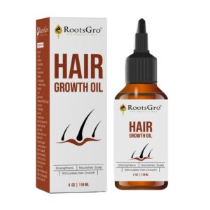 Hair Oil - Infused with the Blend of 30 Essential Oils, Rosemary, Olive, Jojoba & More - Supports to Strengthen and Nourishes Hair Scalp - 4 Ounce