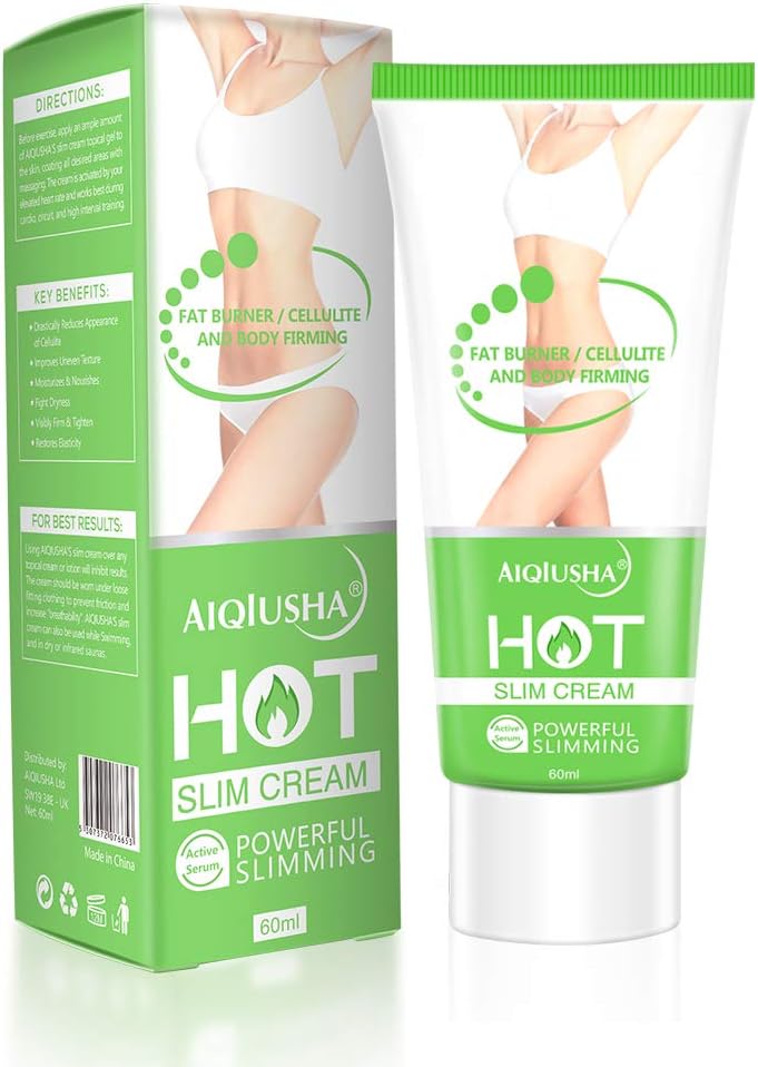 Hot Cream 2 Pack, Cellulite Slimming & Firming Cream, Body Fat Burning Massage Gel for Shaping Waist, Abdomen and Buttocks - Image 4