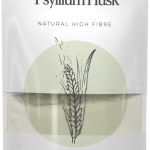 Psyllium Husk Powder - Easy Mixing Finely Ground Fiber Powder, Non-GMO Fiber Supplements Promoting Regularity, Ideal for Gluten-Free Baking