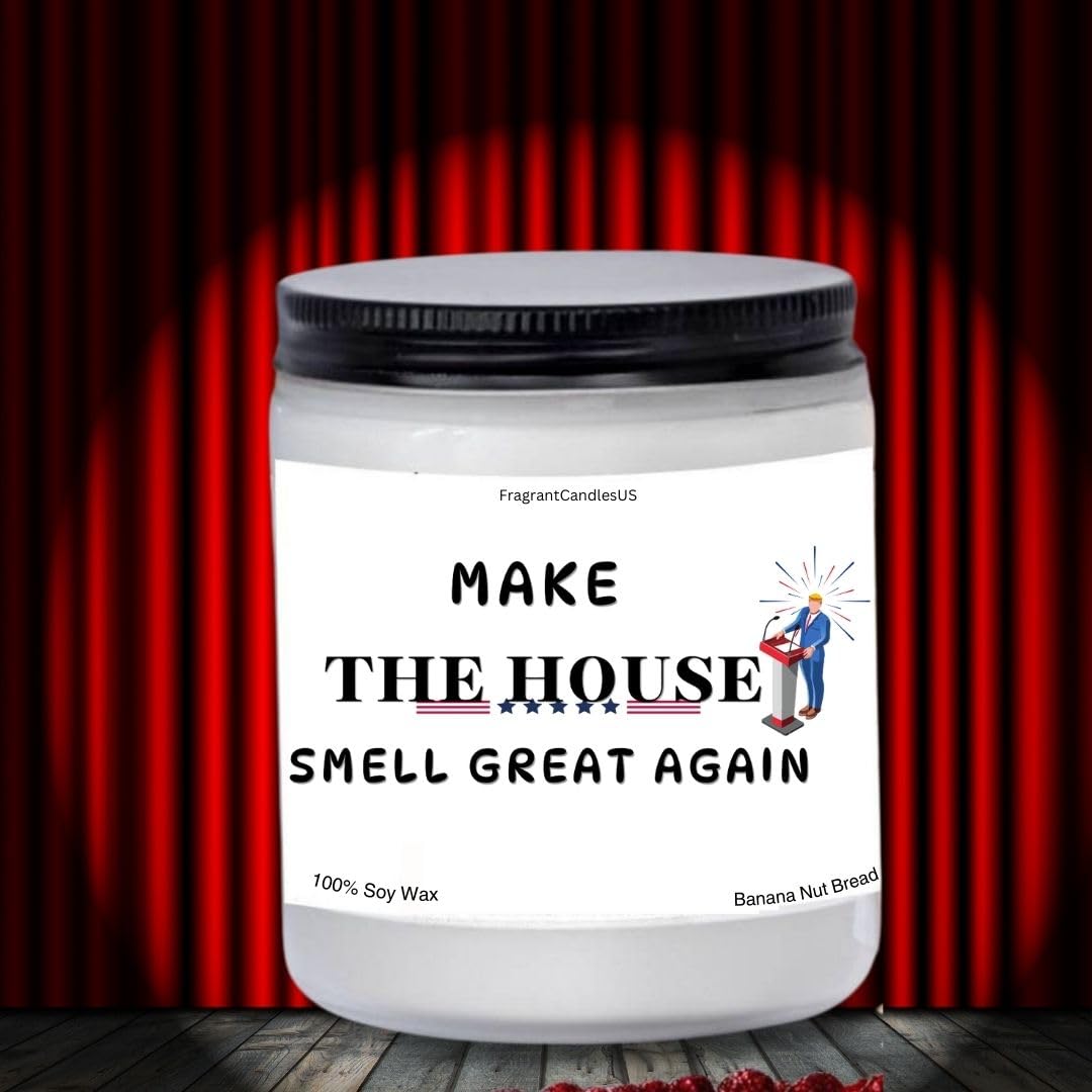 Fathers day gift, Dad gifts, Dad gift ideas, Make the house smells great again, Trump gifts, Trump Candles, Trump Victory, Political Gifts, Trump Supporter, Scented soy candles - Image 2