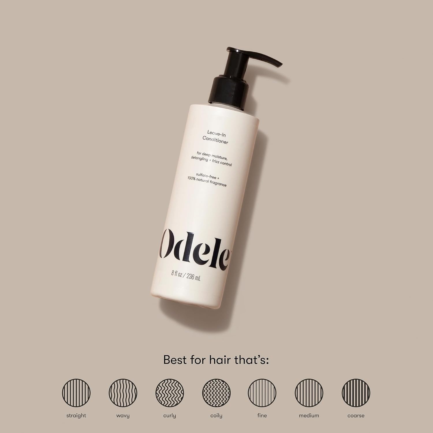 Vegan Leave-In Conditioner, for Deep Moisture, Detangling, Frizz Control, Weightless Shine, and All Hair Types + Textures, 8 fl oz - Image 3