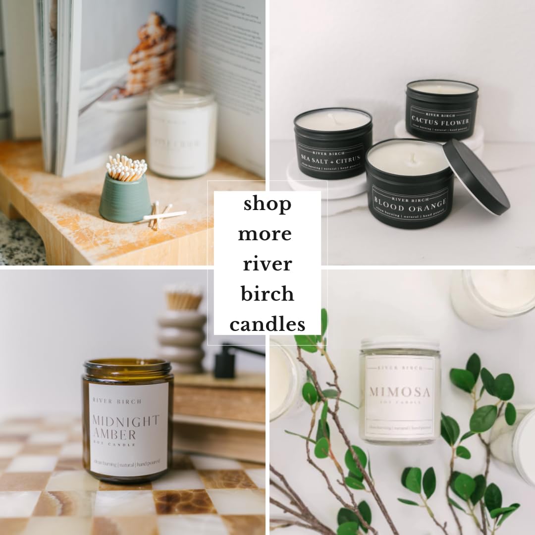 River Birch Candles Palo Santo Scented Candle | Premium, All-Natural, Non-Toxic, Soy Candles | 10oz 50 Hr Burn Time | Cozy Relaxing Gifts for Home - Image 5