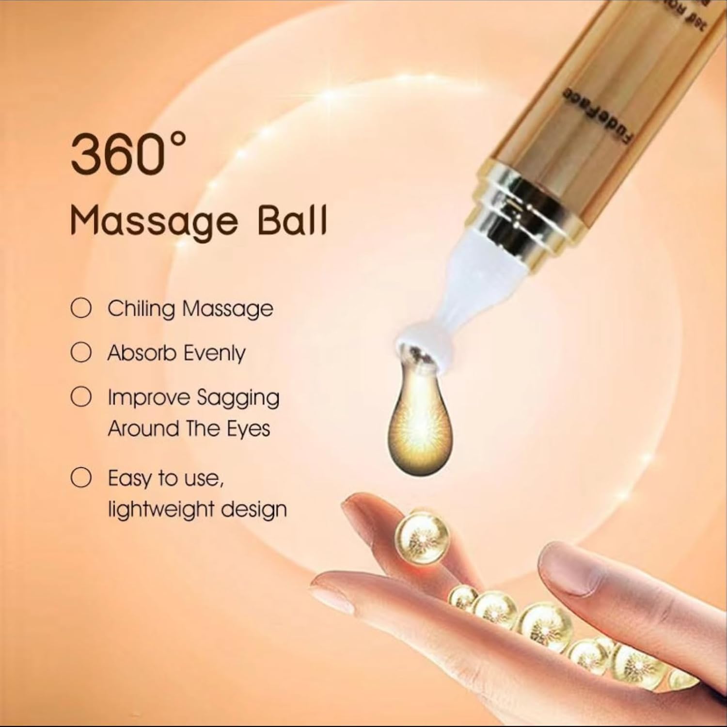 **Revitalizing Retinol Eye Cream with Roller for Puffiness, Fine Lines, and Dark Circles** - Image 4