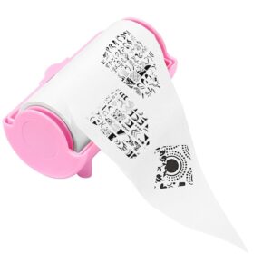 Nail Stamper Clean Sticker, Stamping Gel Polish Remover Paper, Nail Art Tool Kit, Manicure Accessories, Pink