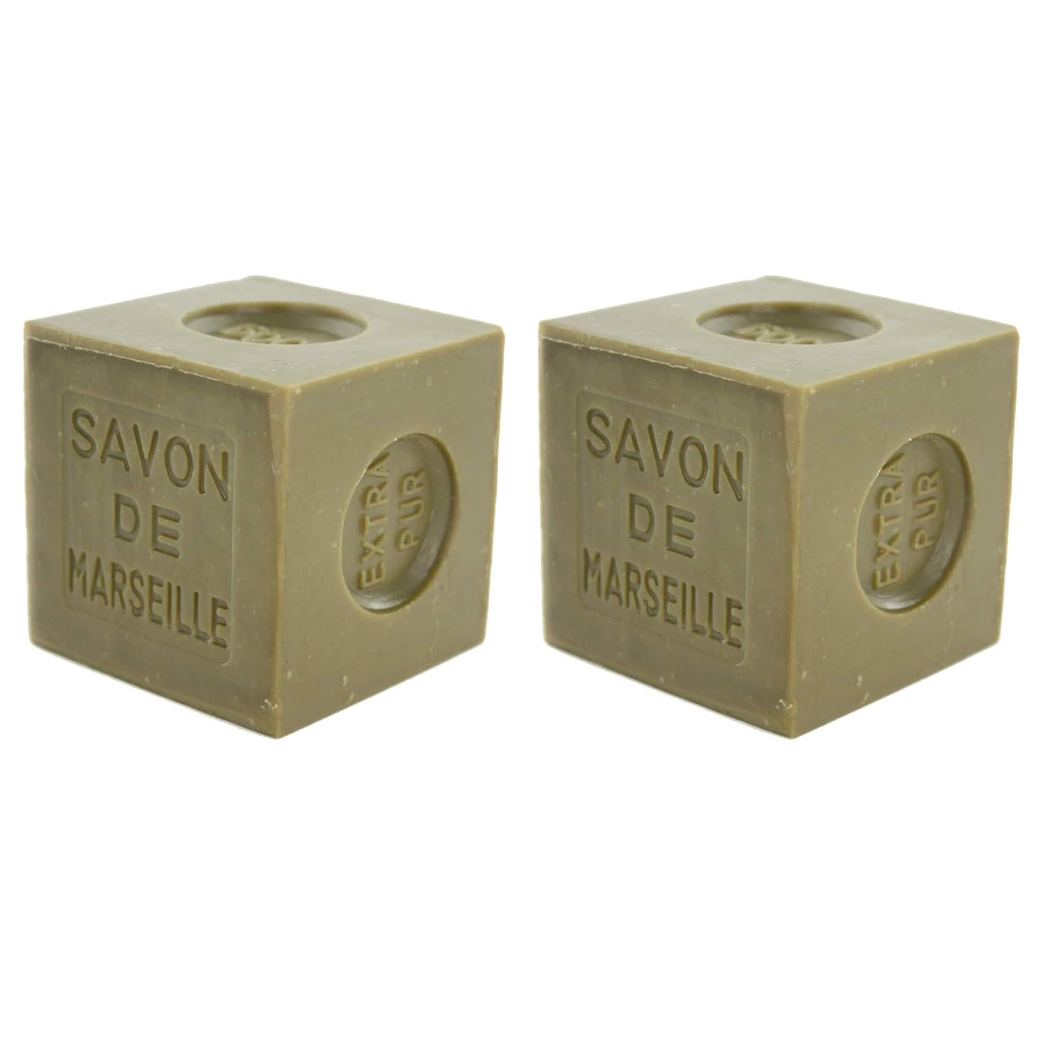 Marseille Olive Oil Soap 200g, 72% Olive Oil - Pack of 2