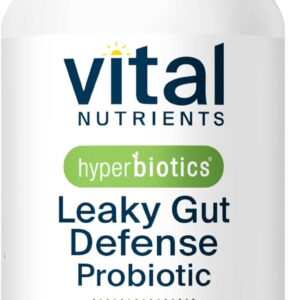 Hyperbiotics Vital Nutrients Leaky Gut Repair Supplement Probiotic | Science Backed Formula Strengthens Intestinal Barrier and Gut Health* | Reduces Digestive Discomfort | 60 Vegan Count