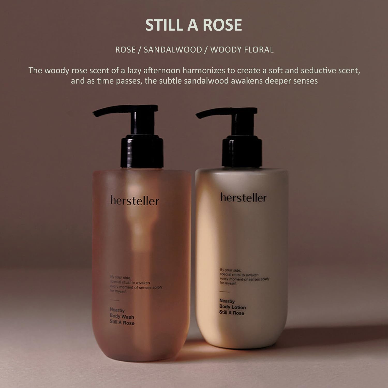 Hersteller Nearby Scented Vegan Body Wash 10.1 fl oz Moisturizing Soothing Cleanser for Dry Skin Still A Rose - Image 5