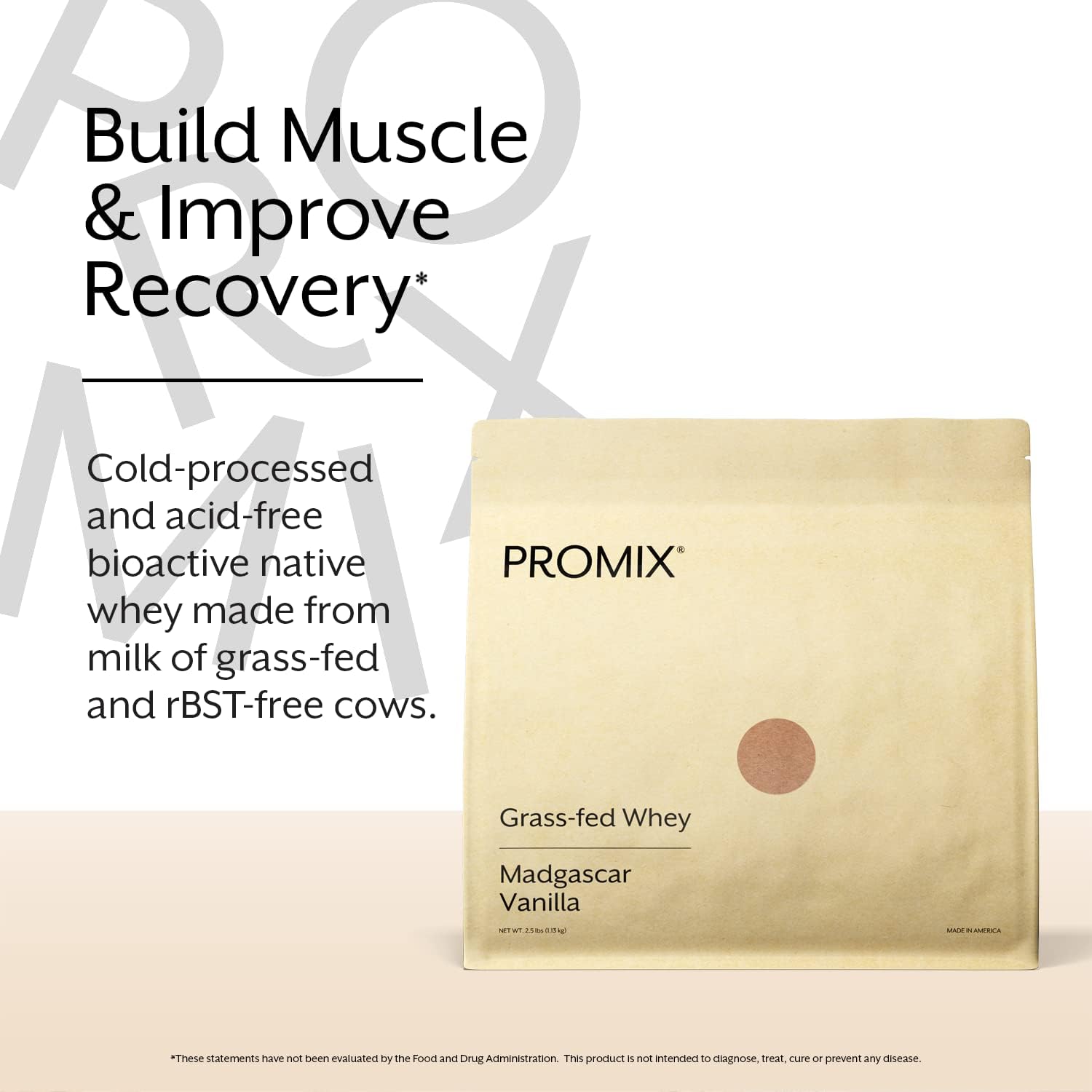 ProMix Nutrition Vanilla Grass-Fed Whey Protein Powder 5lb Tub 2 Pack - Image 3