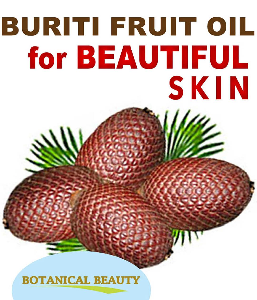Botanical Beauty Brazilian BURITI FRUIT OIL 100% Pure Natural Virgin Unrefined Cold Pressed Carrier Oil Undiluted 0.33 fl.oz-10 ml for Face, Body, Hair, Lip, Nails - Image 4