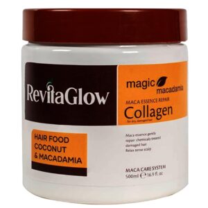 Hair Treatment Masks - Collagen Hair Mask for Dry Damaged Hair - Deep Moisturizing Hair Care - Argan Oil Hair Repair Mask - Natural Nourishing Hair Care Masque 16.9 fl Oz 500ml