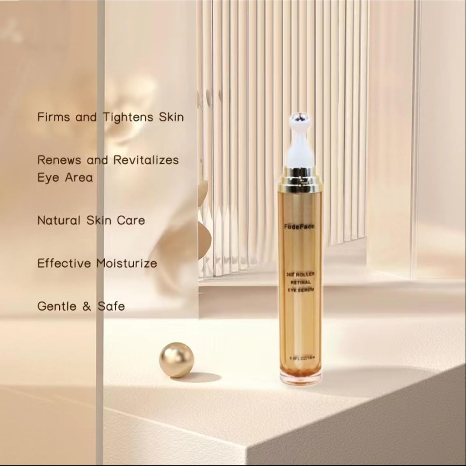 **Revitalizing Retinol Eye Cream with Roller for Puffiness, Fine Lines, and Dark Circles** - Image 3