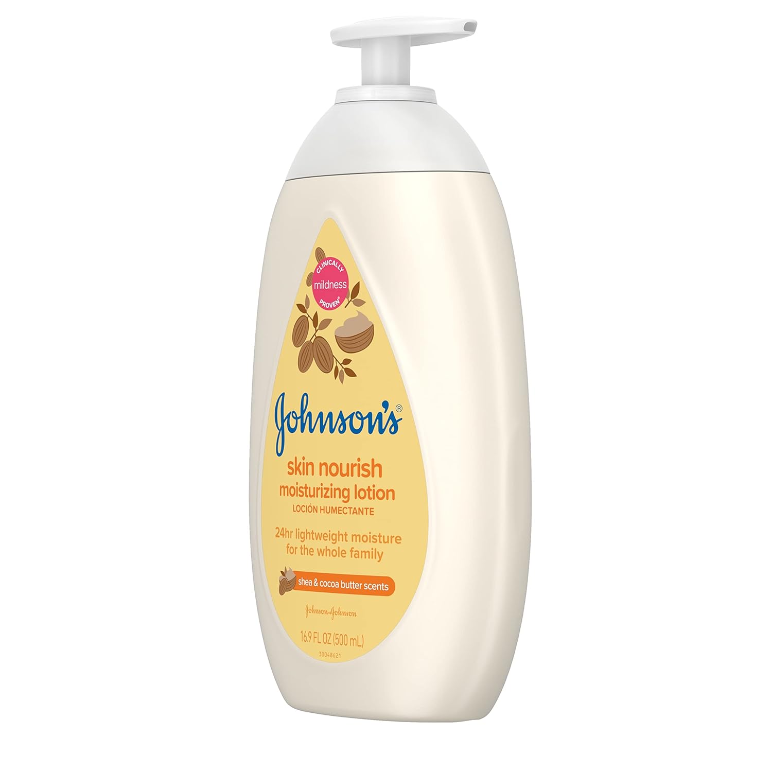 Johnson's Skin Nourish 16.9 fl oz Moisturizing Baby Lotion for Dry Skin Shea Cocoa Butter - Image 11