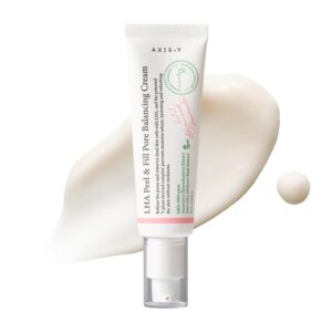 AXIS-Y LHA Peel & Fill Pore Balancing Cream - Blackhead Remover & Pore Minimizer for Face - Vegan Korean Skin Care Face Moisturizer Cream for All Skin Types
