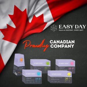 EASYDAY Regular Style Panty Liners for Women, Unscented, Odor Free, Specially Designed for Sensitive Skin, Breathable,50 Count Pack