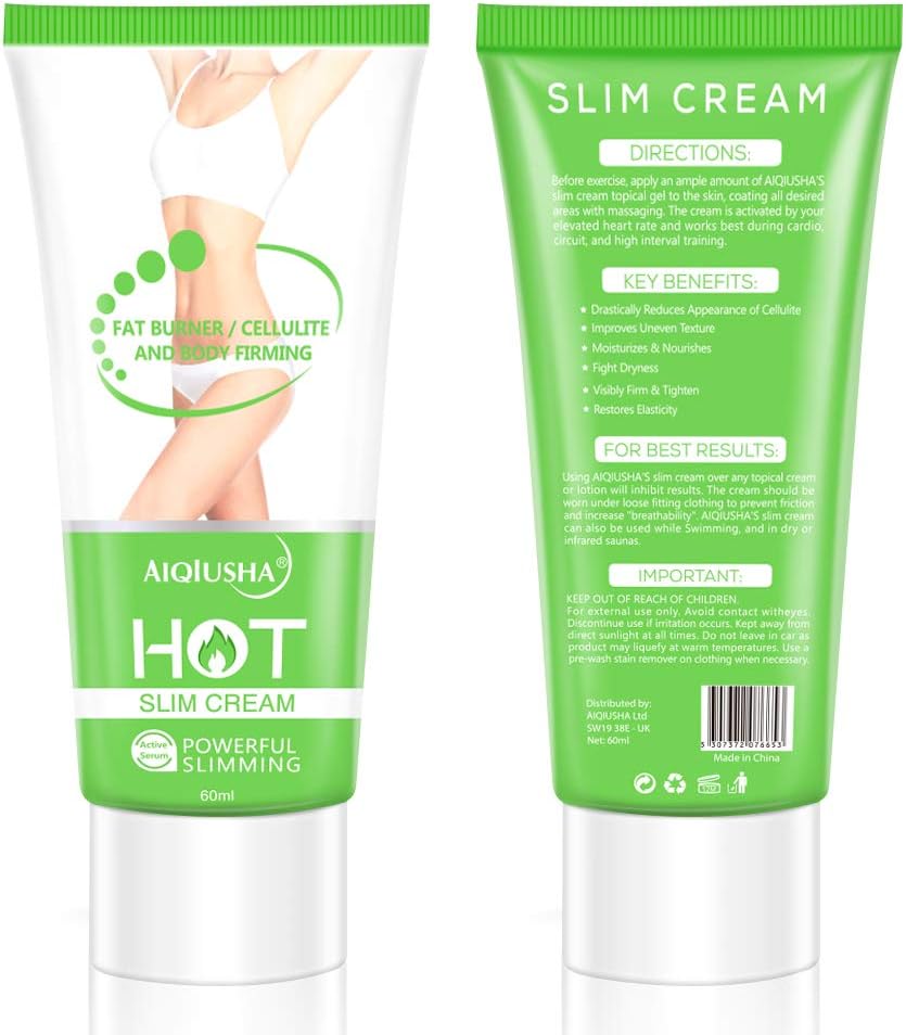 Hot Cream 2 Pack, Cellulite Slimming & Firming Cream, Body Fat Burning Massage Gel for Shaping Waist, Abdomen and Buttocks - Image 3