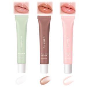 Summer 3Pack Special Lip Balms - Lip Balm Hydrating - Tinted Lip Butter Balm - Moisturizing Lip Gloss Set - Girls Lip Oil - Lip Moisturizer for Women - Lip Care Products - Gifts for Teen Girls