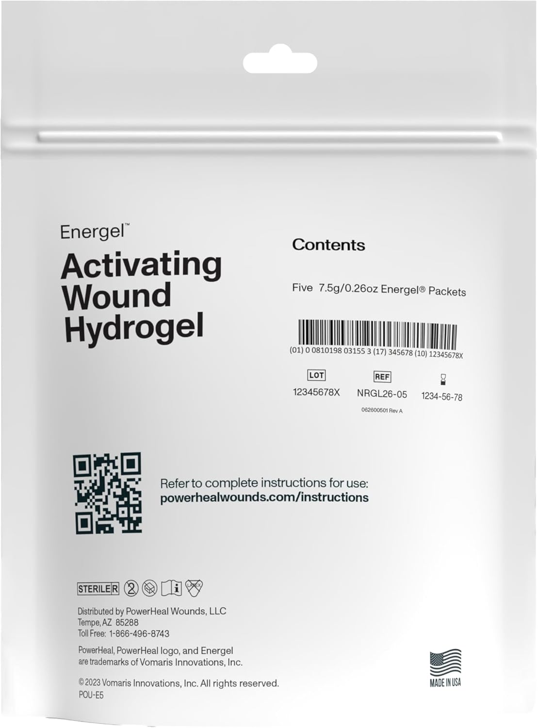 Energel Hydrogel Wound Gel, 5-Pack Bulk, 0.26 Oz Each for Cuts Burns Scrapes - Image 6