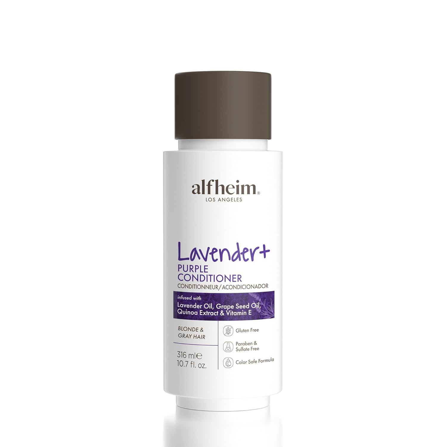 Lavender+ Purple Conditioner | Neutralizes Brassiness & Yellow Tones | Moisturizing & Nourishing Hair Conditioner for Blonde, Silver & Highlighted Hair | Color-Safe, Sulfate-Free, 10.7 oz